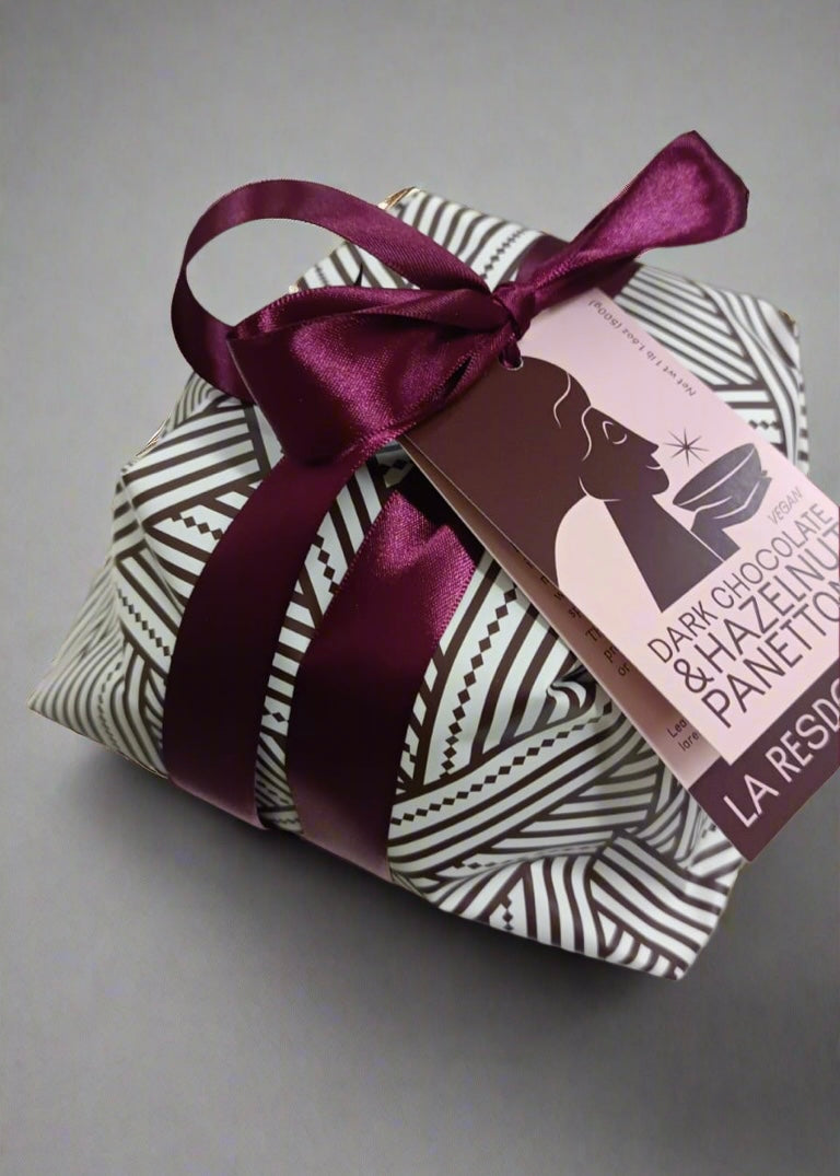 Pre-Order Vegan Dark Chocolate & Hazelnut Panettone